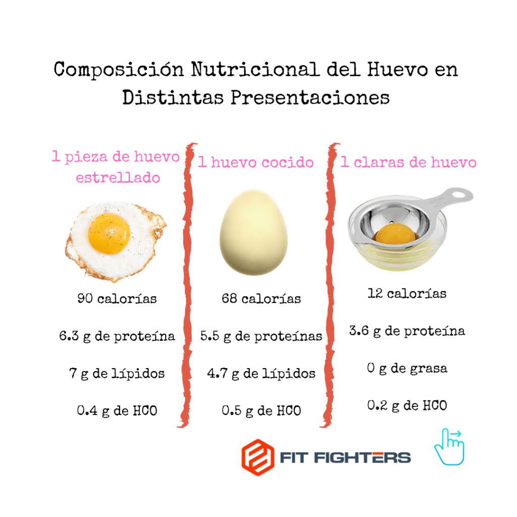 composiciÃ³n nutricional del huevo