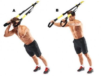 ejercicios trx triceps
